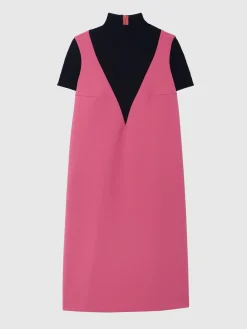 Paule Ka Robe Courte Trapeze En Trompe L'Oeil<Femme Robes