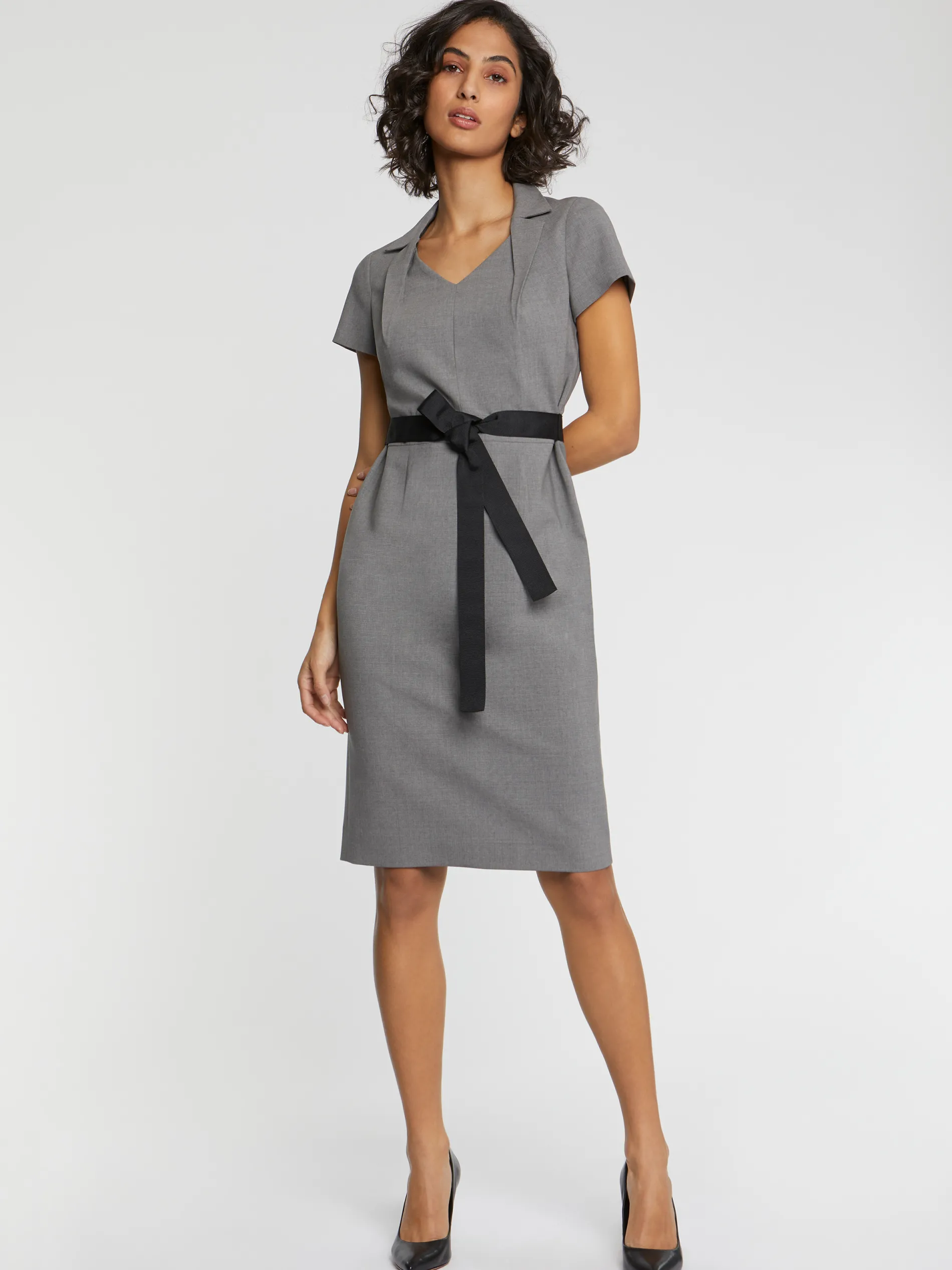Paule Ka Robe Droite A Col Tailleur<Femme Robes