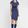 Paule Ka Robe Droite A Col Tailleur<Femme Robes