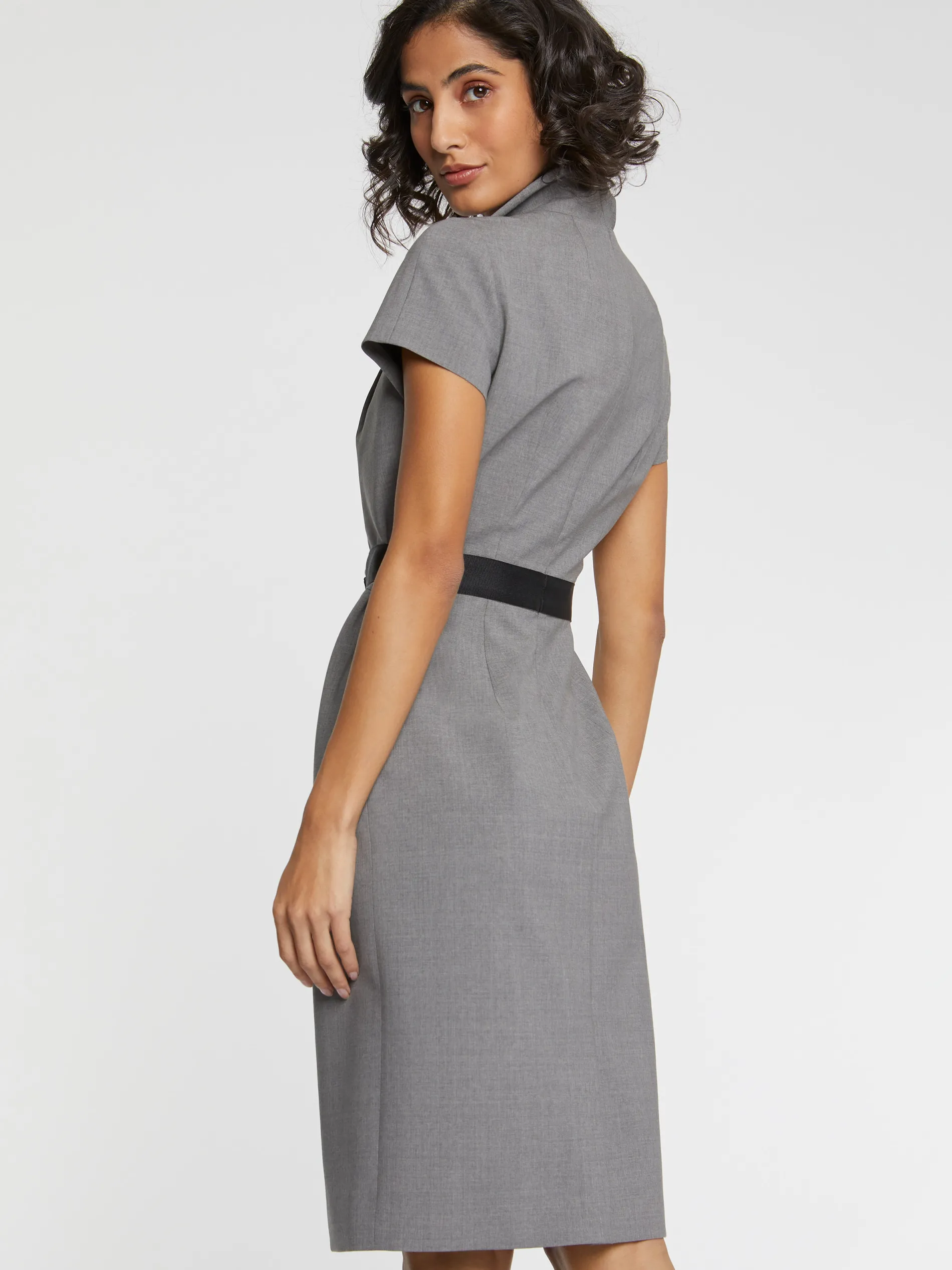 Paule Ka Robe Droite A Col Tailleur<Femme Robes