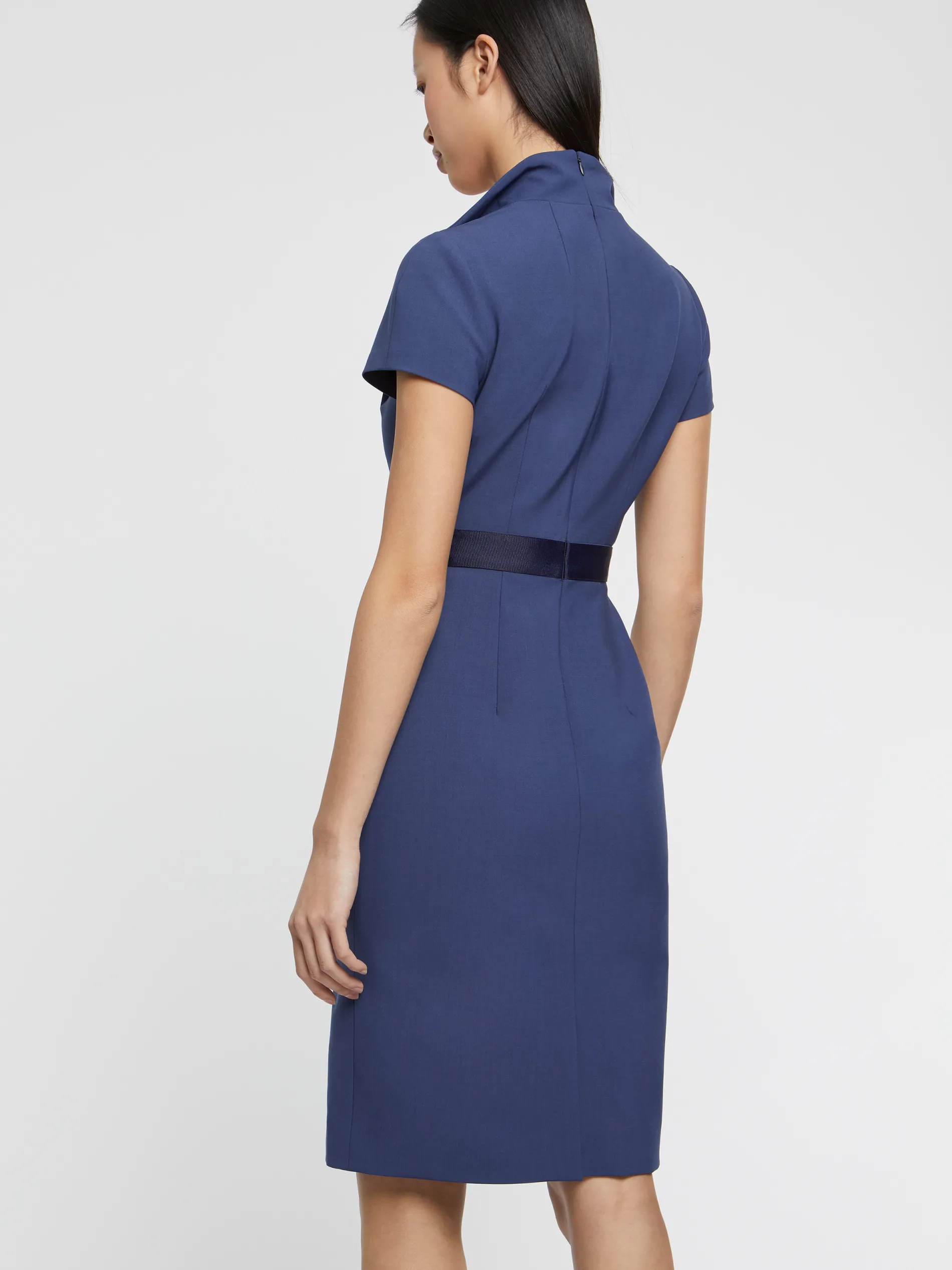 Paule Ka Robe Droite A Col Tailleur<Femme Robes