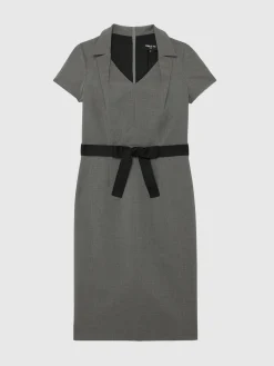 Paule Ka Robe Droite A Col Tailleur<Femme Robes
