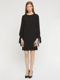 Paule Ka Robe Droite A Noeuds En Crepe Envers Satin<Femme Robes