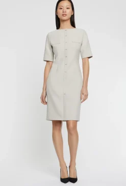 Paule Ka Robe Droite Boutonnee<Femme Robes