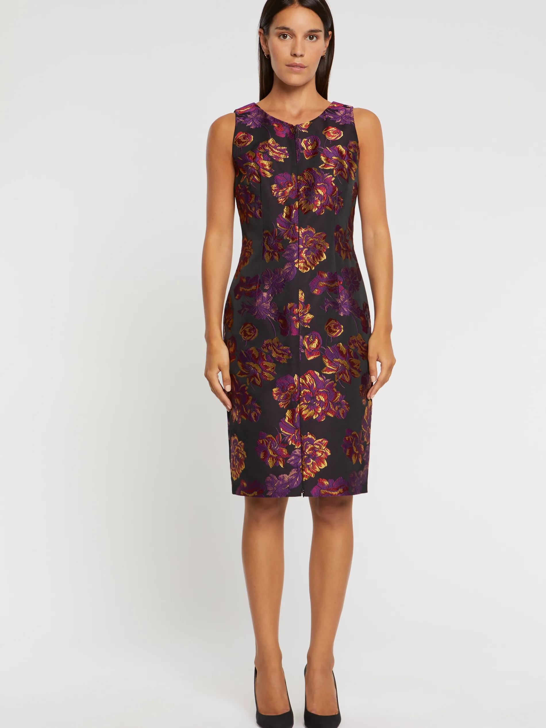 Paule Ka Robe Droite En Jacquard Floral<Femme Robes