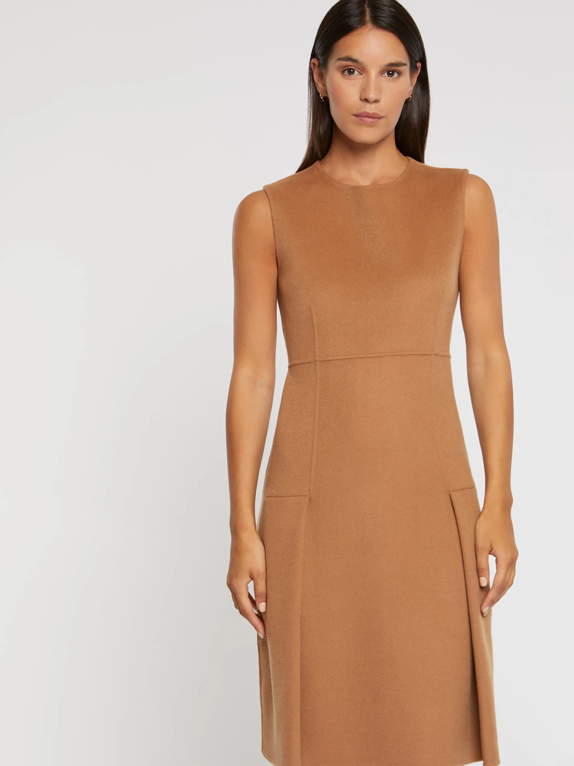 Paule Ka Robe Droite En Laine Melangee<Femme Robes