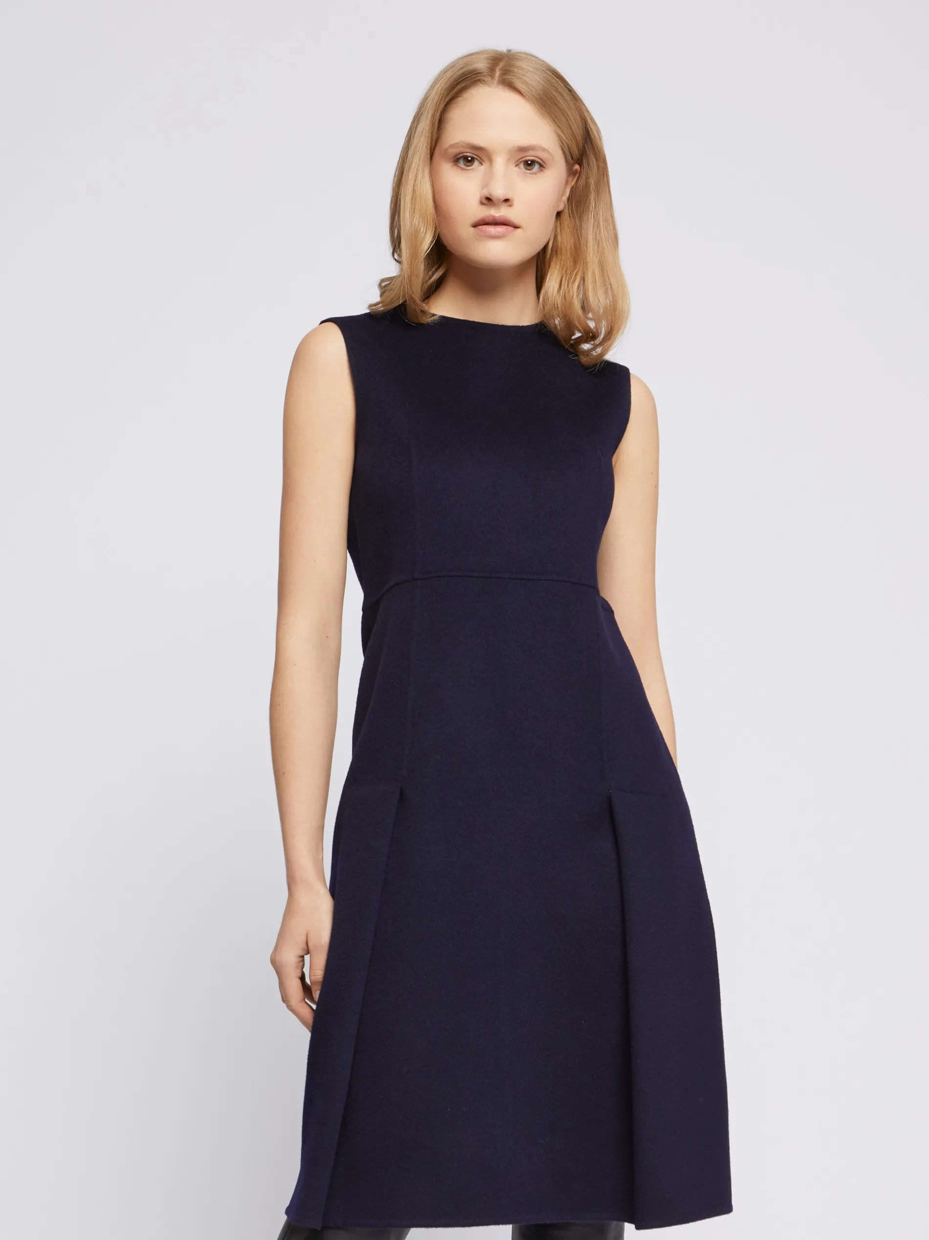 Paule Ka Robe Droite En Laine Melangee<Femme Robes
