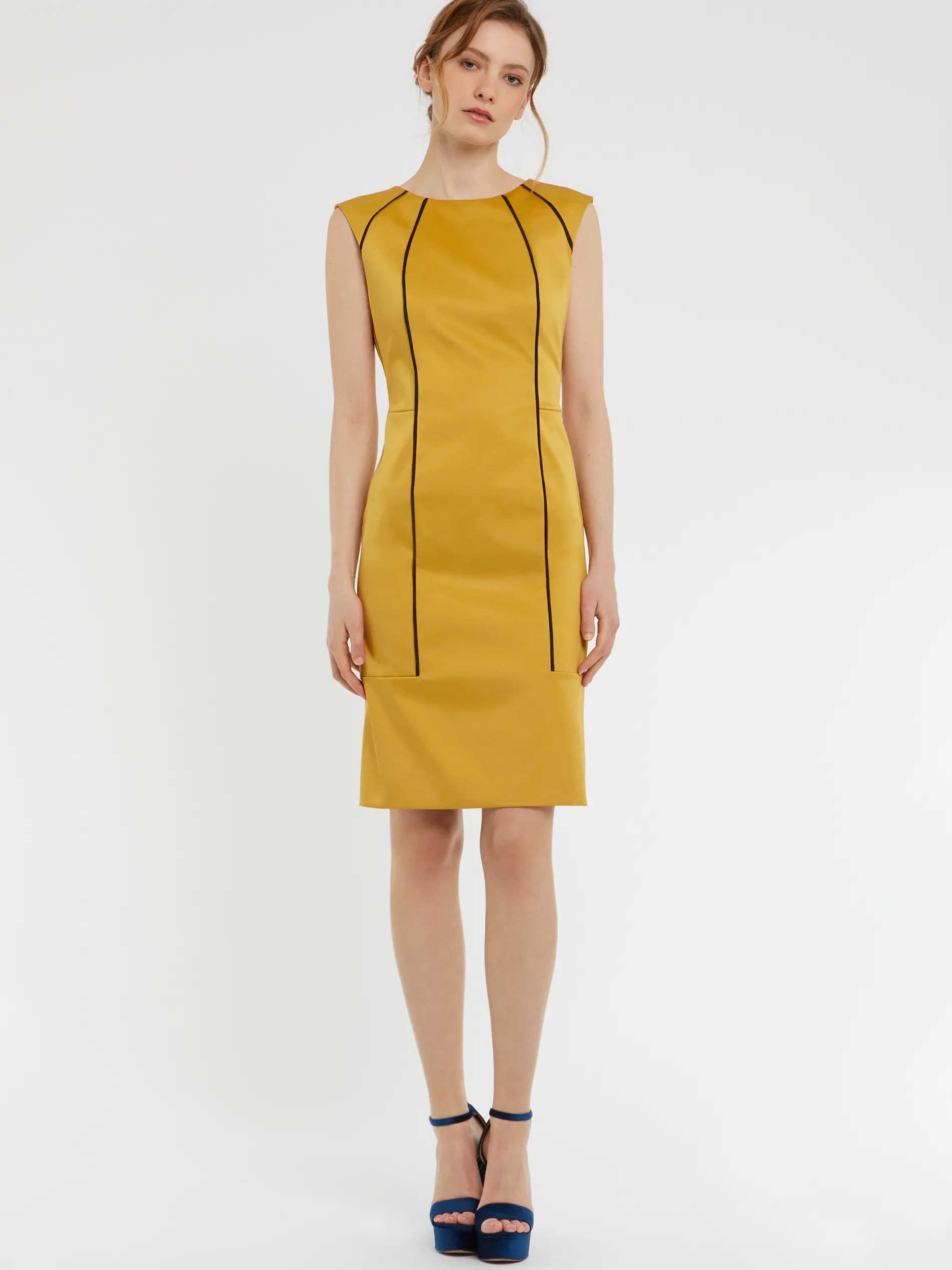 Paule Ka Robe Droite En Satin<Femme Robes