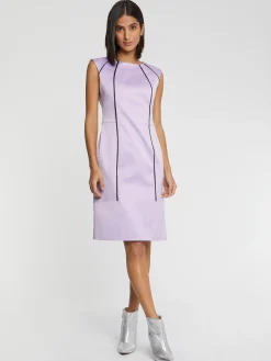 Paule Ka Robe Droite En Satin<Femme Robes
