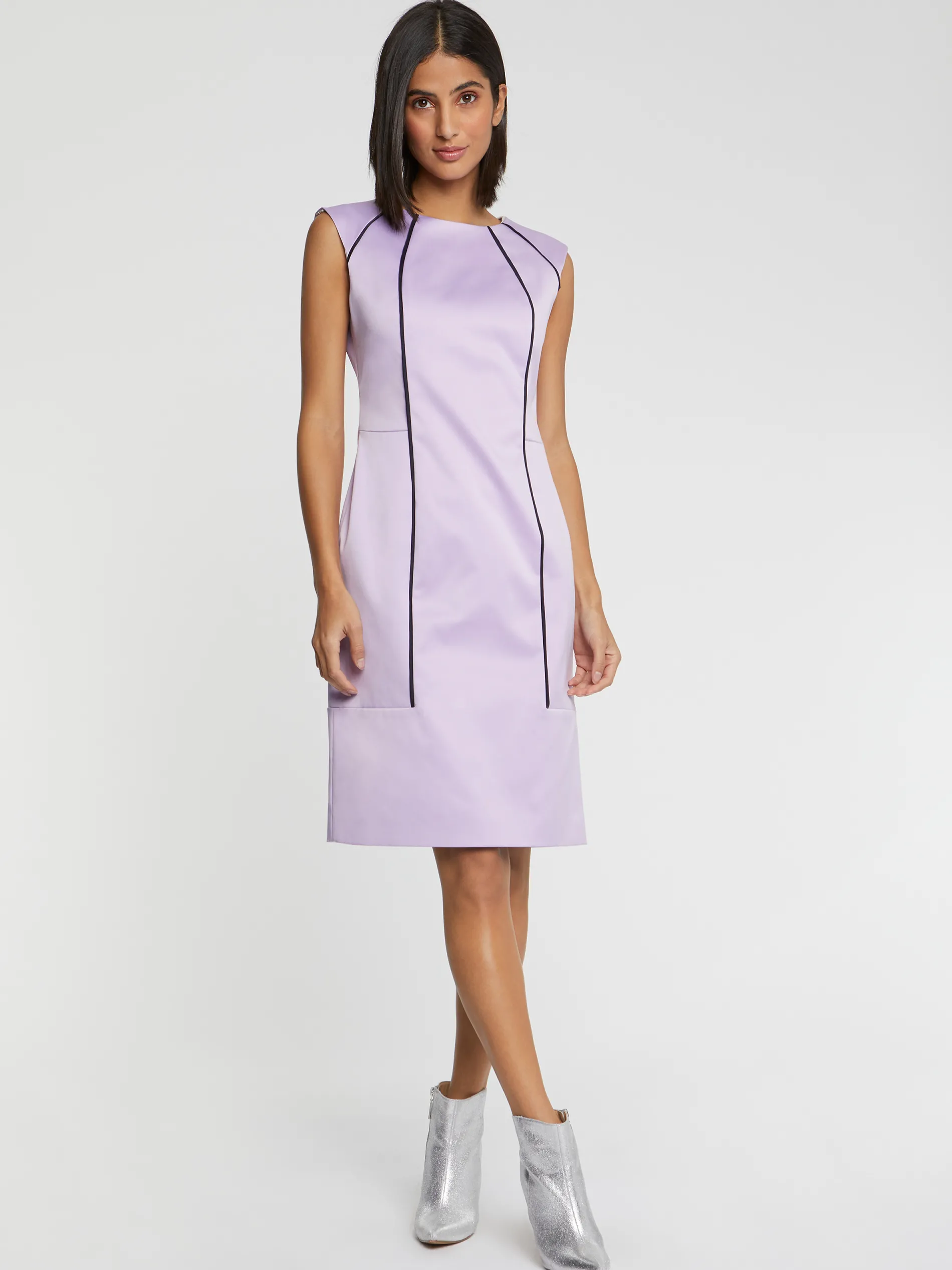 Paule Ka Robe Droite En Satin<Femme Robes
