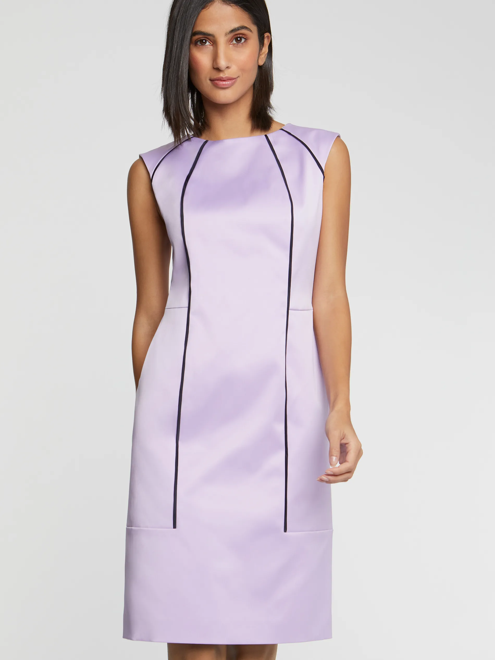 Paule Ka Robe Droite En Satin<Femme Robes