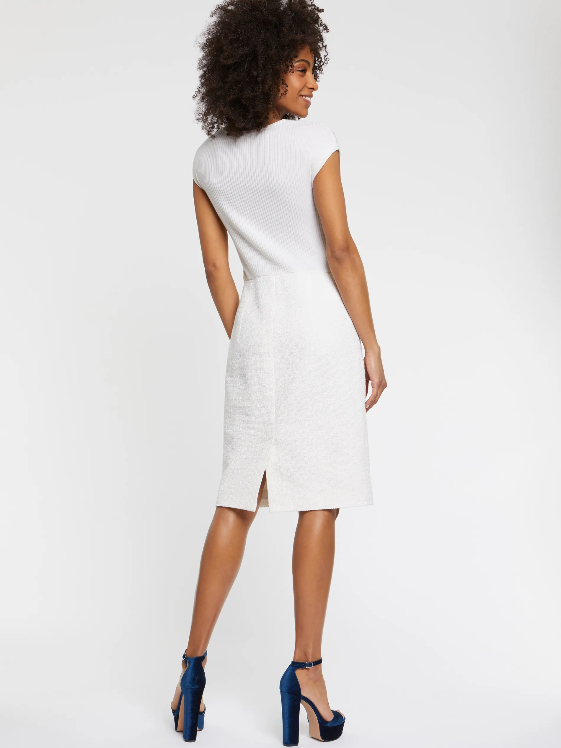 Paule Ka Robe Droite Trompe-L?Oeil En Tweed<Femme Robes