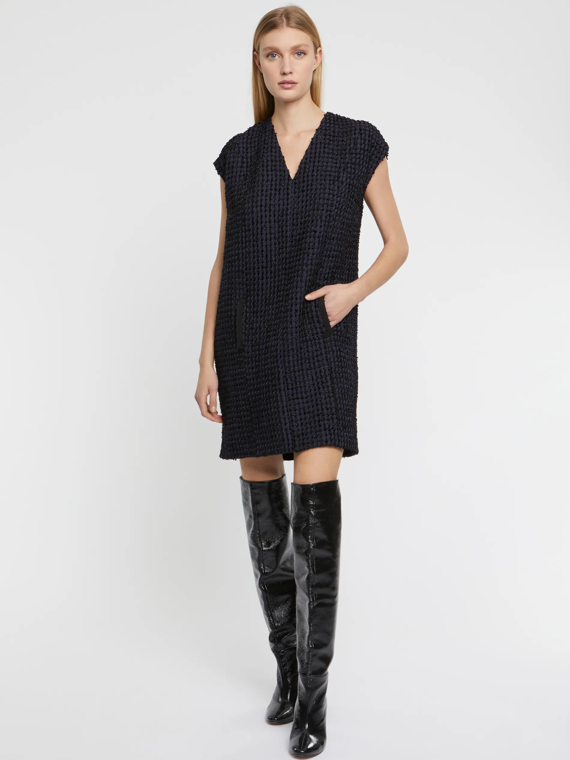 Paule Ka Robe En Tweed Ruban<Femme Robes