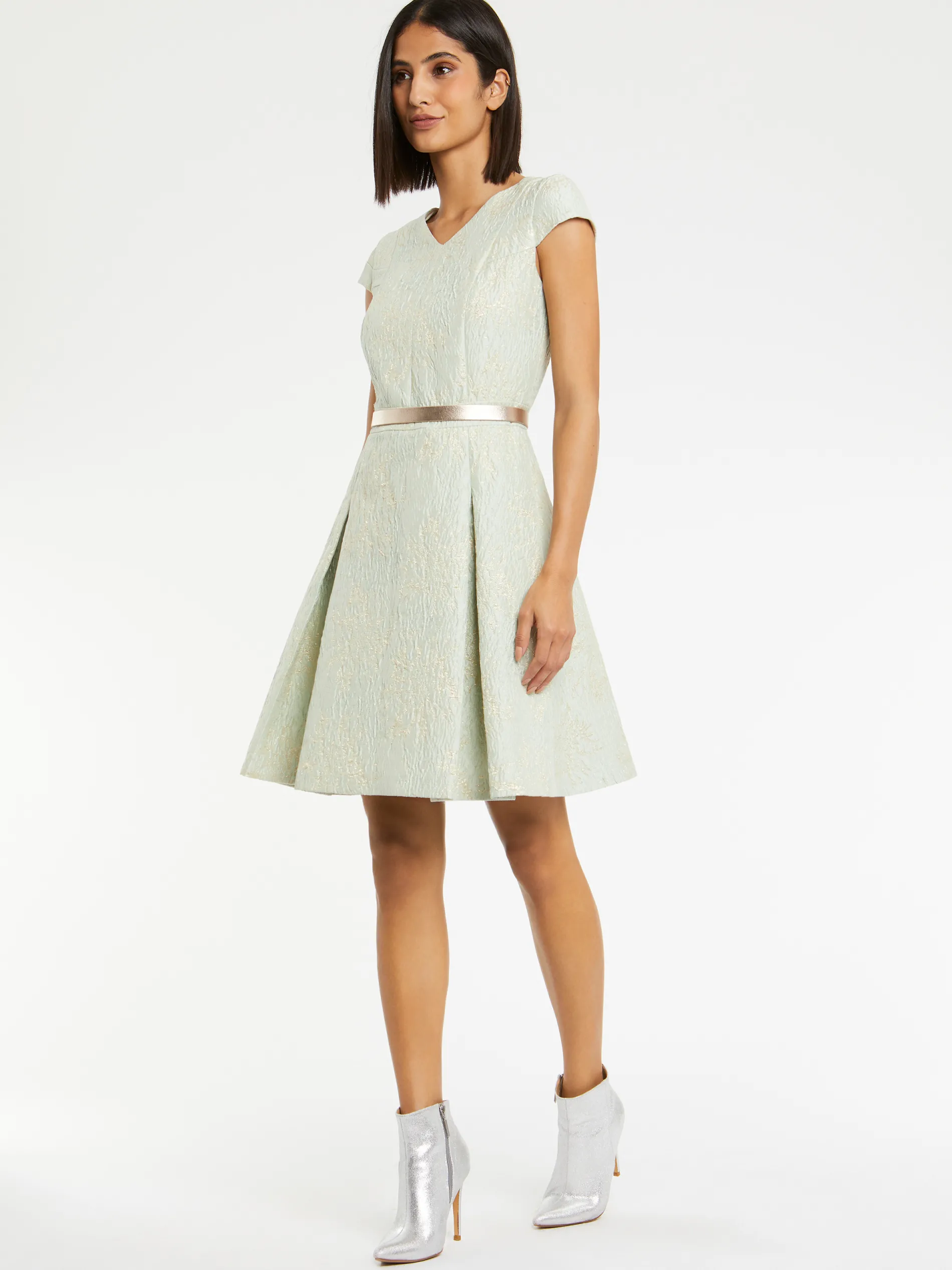 Paule Ka Robe Evasee En Jacquard Reliefe<Femme Robes