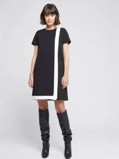 Paule Ka Robe Graphique En Tricotine Stretch<Femme Robes