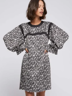 Paule Ka Robe Imprime Coups De Pinceau En Viscose<Femme Robes