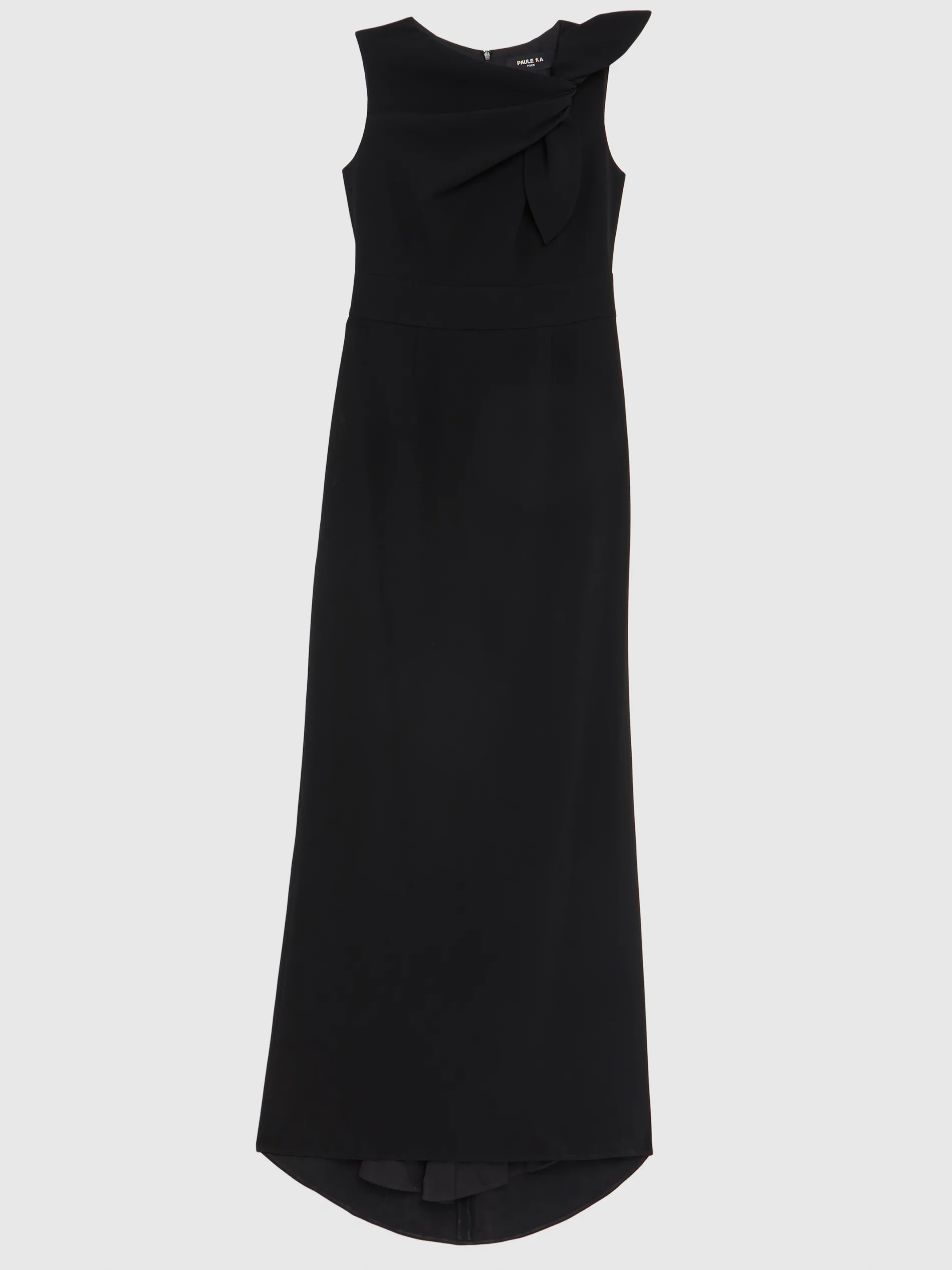 Paule Ka Robe Longue A Noeud En Crepe Envers Satin<Femme Robes