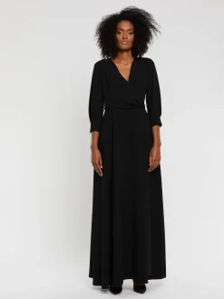 Paule Ka Robe Longue De Ceremonie En Crepe Envers Satin<Femme Robes