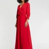 Paule Ka Robe Longue De Ceremonie En Crepe Envers Satin<Femme Robes