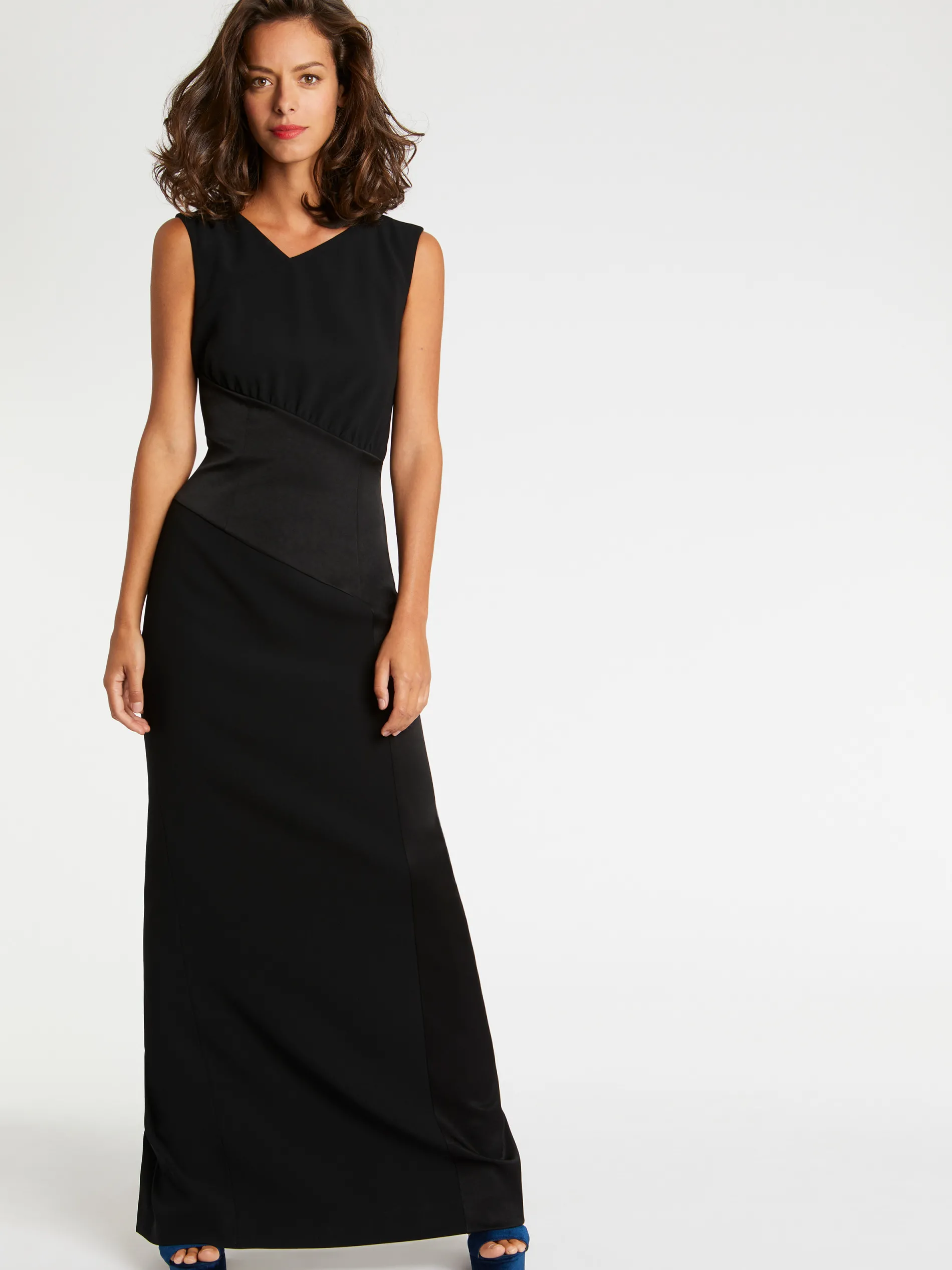 Paule Ka Robe Longue De Ceremonie En Tissu Crepe<Femme Robes