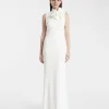 Paule Ka Robe Longue De Ceremonie En Crepe Envers Satin<Femme Robes