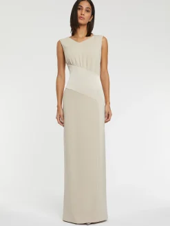 Paule Ka Robe Longue De Ceremonie En Tissu Crepe<Femme Robes