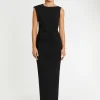 Paule Ka Robe Longue De Ceremonie A Noeud En Satin<Femme Robes