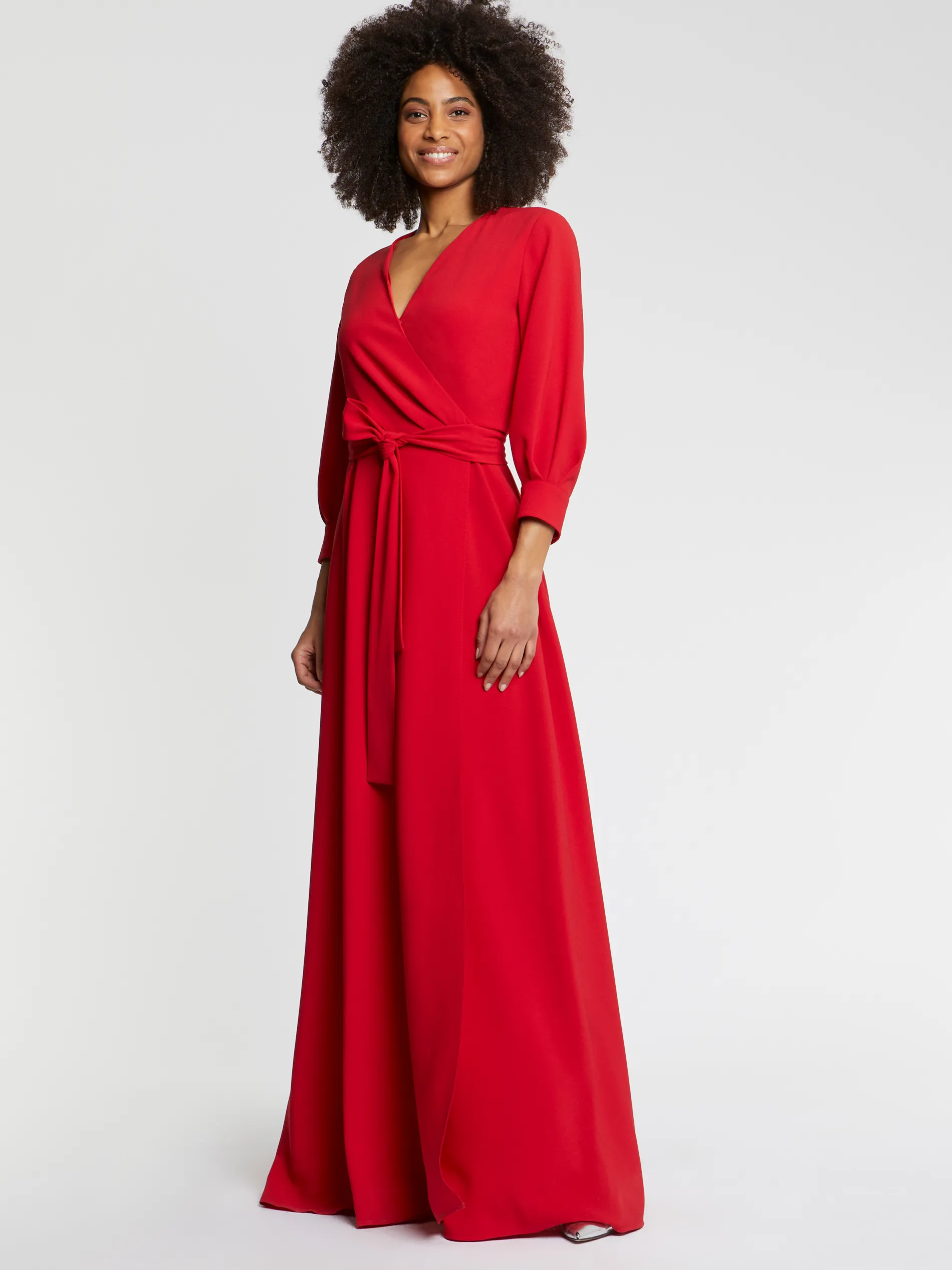 Paule Ka Robe Longue De Ceremonie En Crepe Envers Satin<Femme Robes