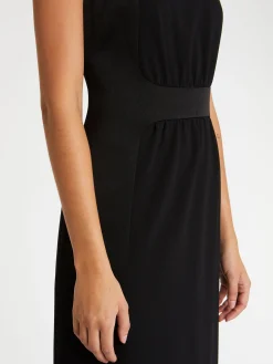 Paule Ka Robe Longue De Ceremonie En Crepe De Satin<Femme Robes