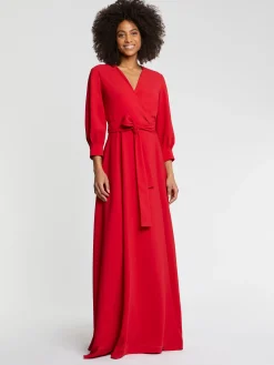 Paule Ka Robe Longue De Ceremonie En Crepe Envers Satin<Femme Robes