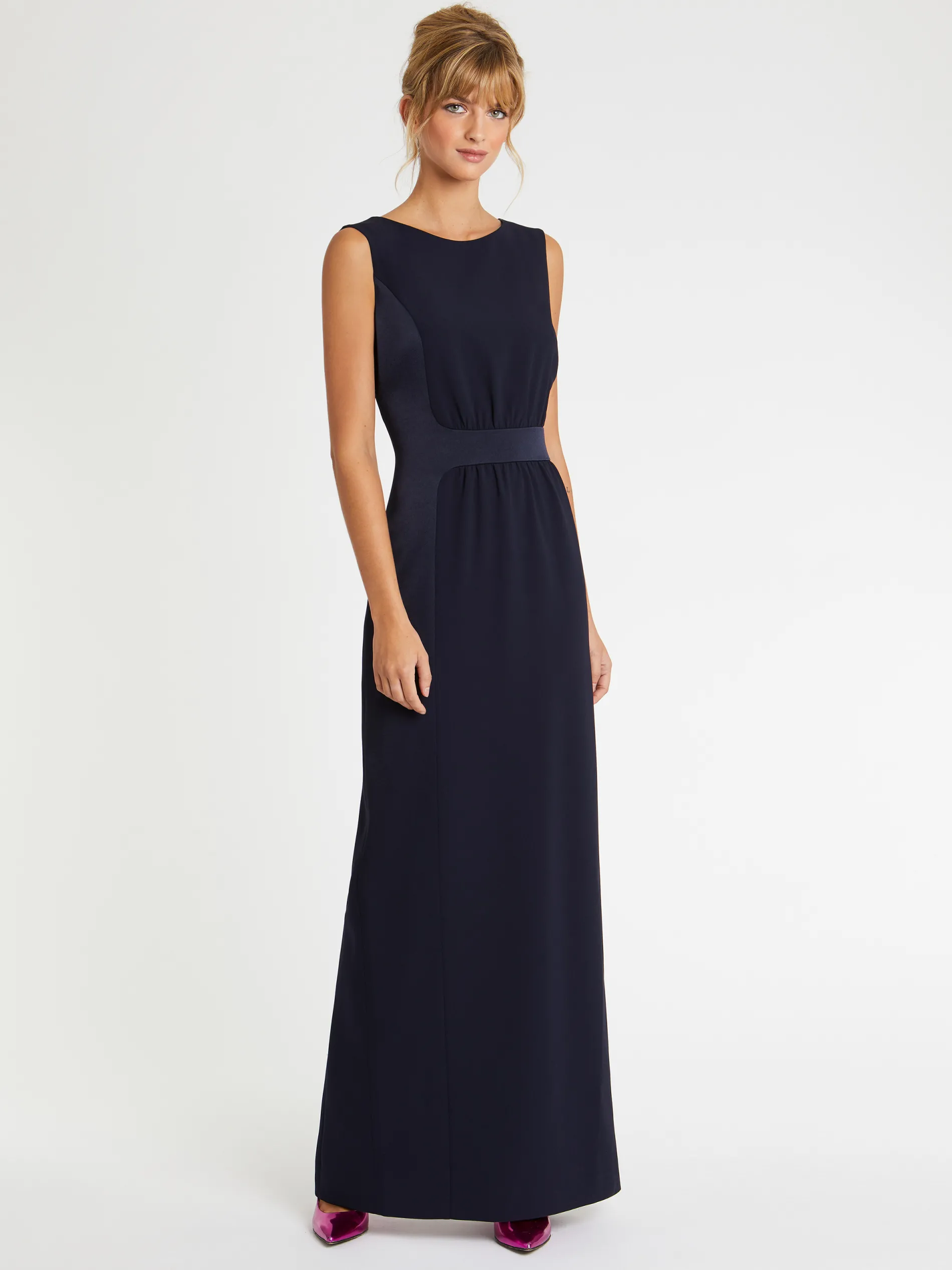 Paule Ka Robe Longue De Ceremonie En Crepe De Satin<Femme Robes