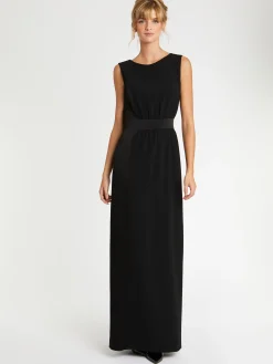 Paule Ka Robe Longue De Ceremonie En Crepe De Satin<Femme Robes