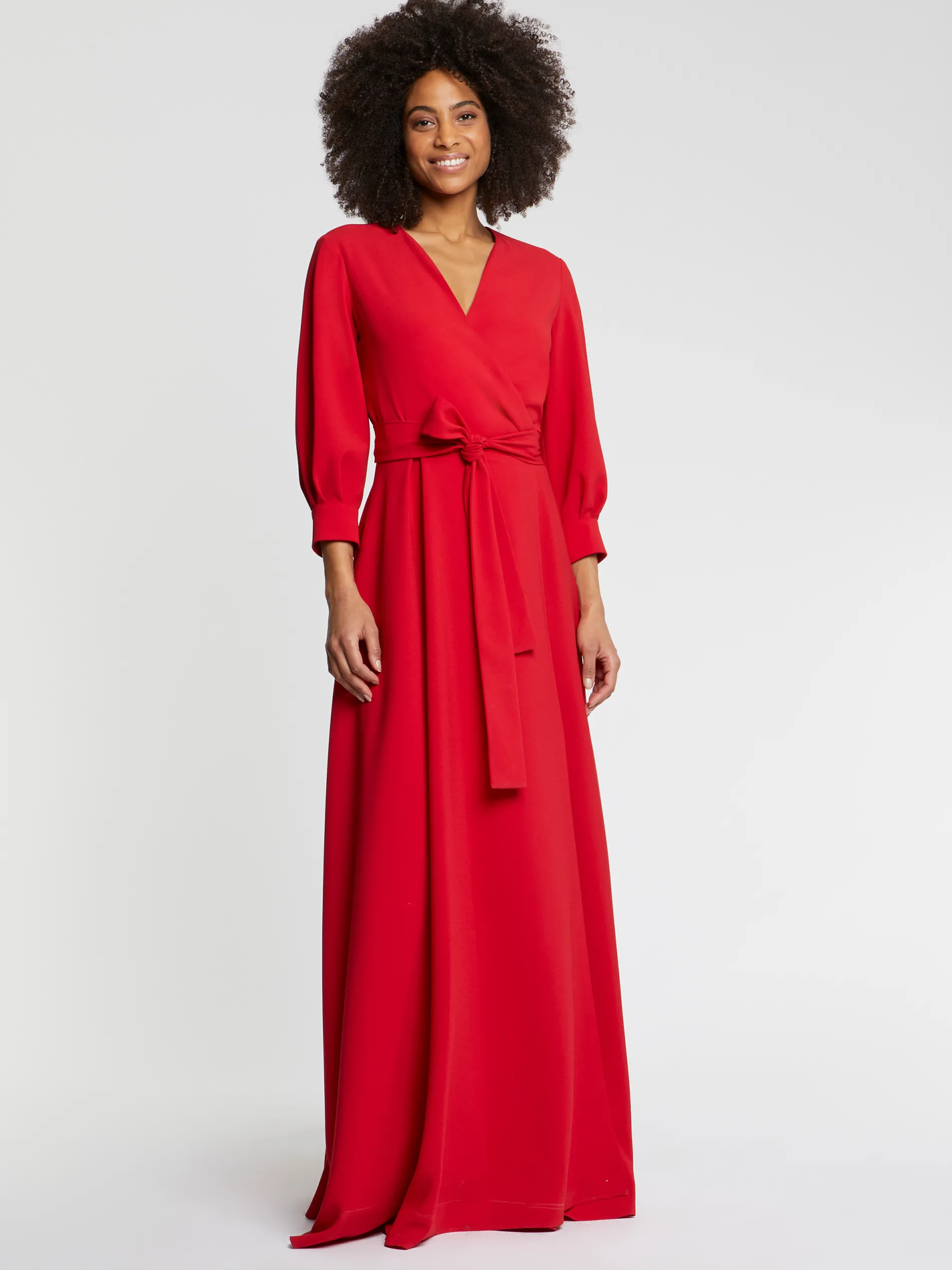 Paule Ka Robe Longue De Ceremonie En Crepe Envers Satin<Femme Robes