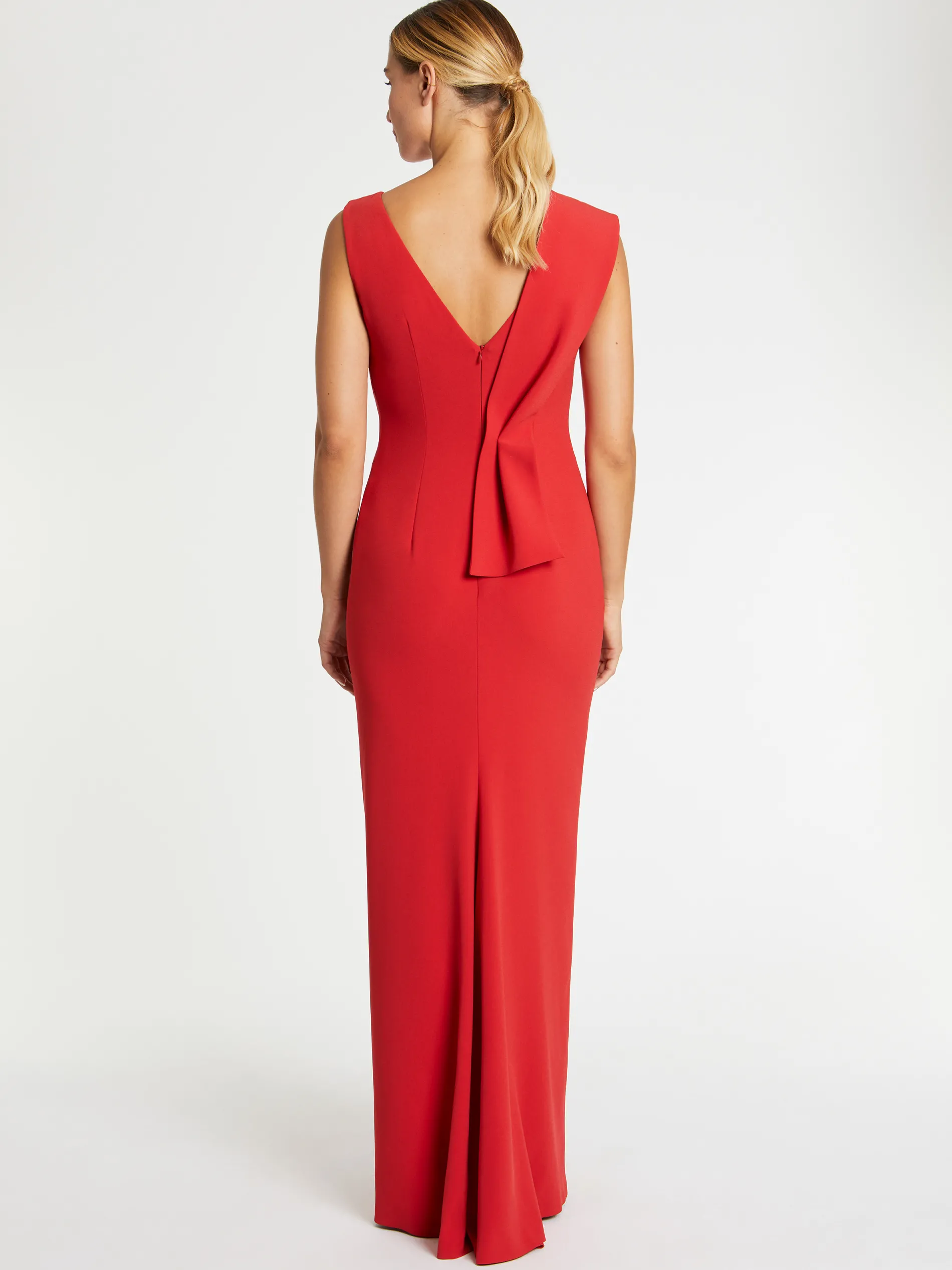 Paule Ka Robe Longue De Ceremonie A Noeud En Satin<Femme Robes