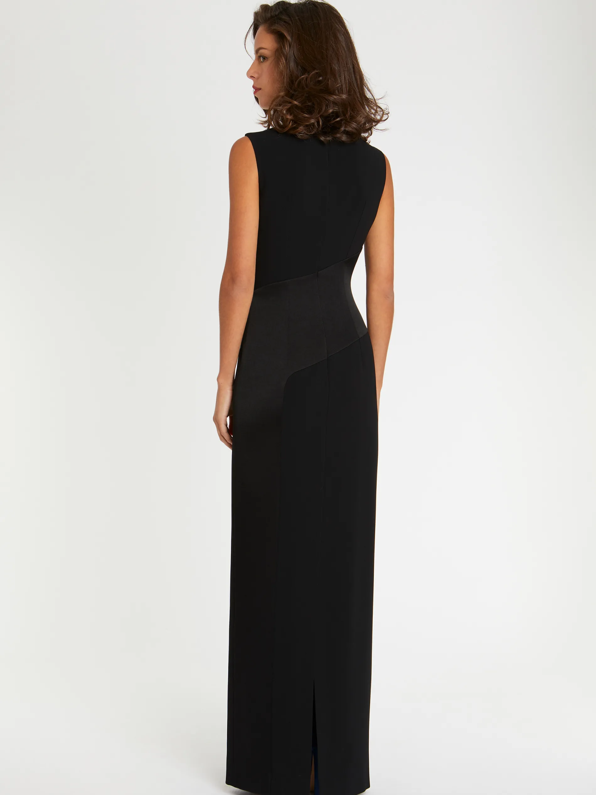 Paule Ka Robe Longue De Ceremonie En Tissu Crepe<Femme Robes