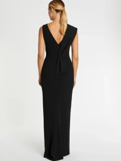 Paule Ka Robe Longue De Ceremonie A Noeud En Satin<Femme Robes