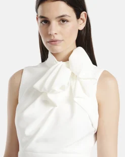 Paule Ka Robe Longue De Ceremonie En Crepe Envers Satin<Femme Robes