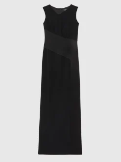 Paule Ka Robe Longue De Ceremonie En Tissu Crepe<Femme Robes