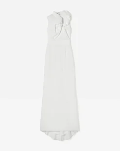 Paule Ka Robe Longue De Ceremonie En Crepe Envers Satin<Femme Robes