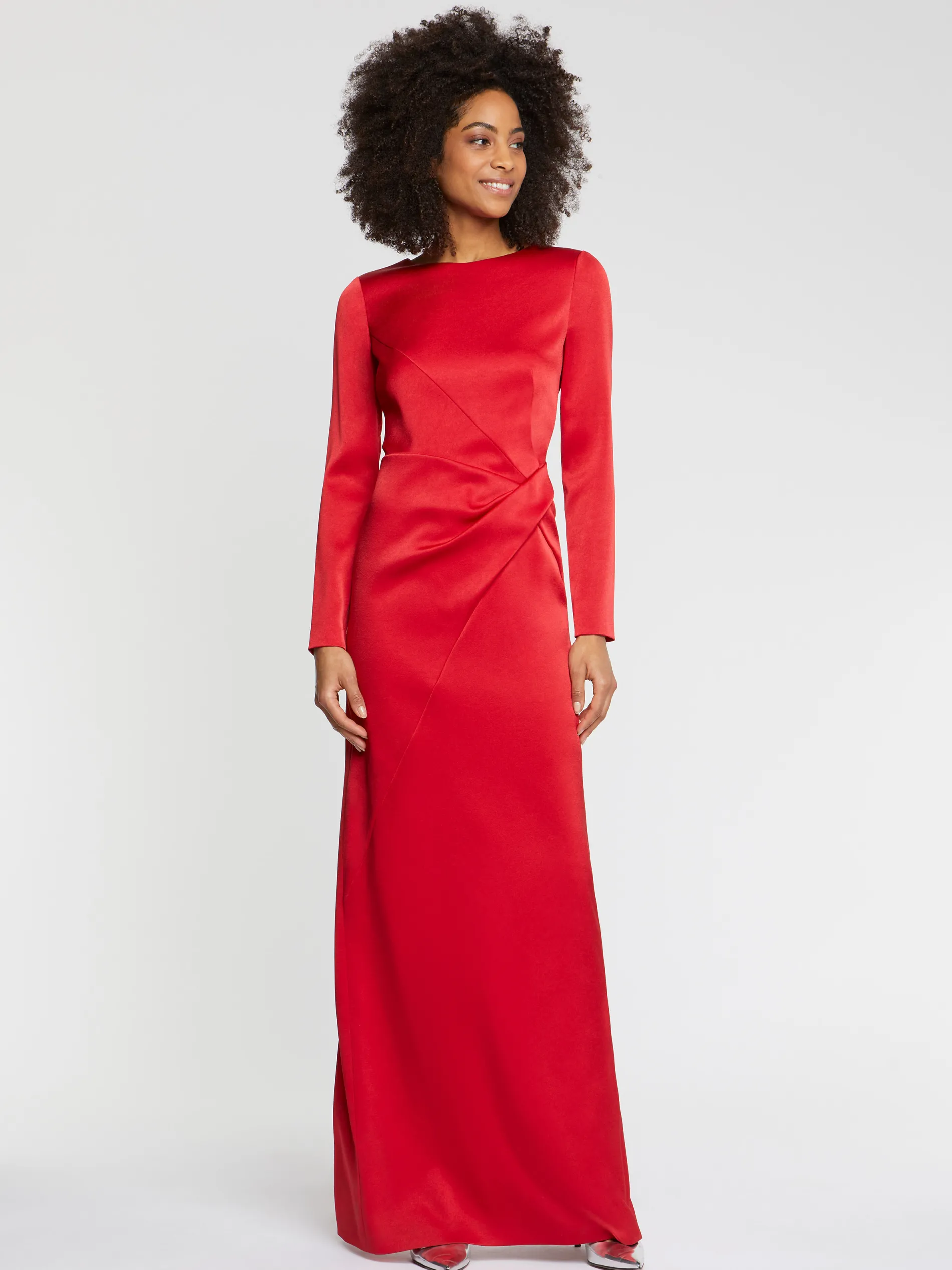 Paule Ka Robe Longue En Crepe Envers Satin<Femme Robes