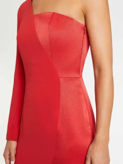 Paule Ka Robe Longue Graphique En Crepe De Satin<Femme Robes