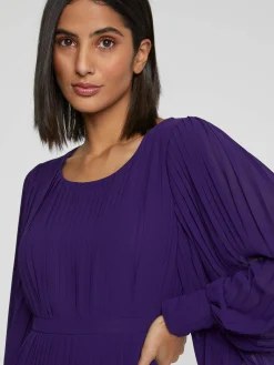 Paule Ka Robe Longue Plissee En Tissu Crepe<Femme Robes