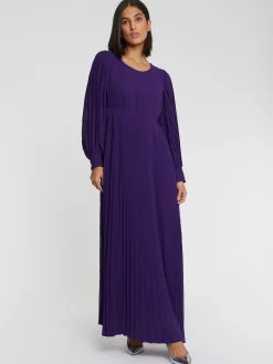 Paule Ka Robe Longue Plissee En Tissu Crepe<Femme Robes