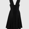 Paule Ka Robe Midi Volumineuse En Crepe<Femme Robes