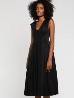 Paule Ka Robe Midi Volumineuse En Crepe<Femme Robes