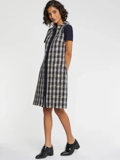 Paule Ka Robe Mi-Longue A Motif Pied-De-Coq<Femme Robes