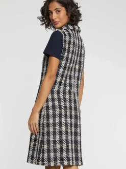 Paule Ka Robe Mi-Longue A Motif Pied-De-Coq<Femme Robes