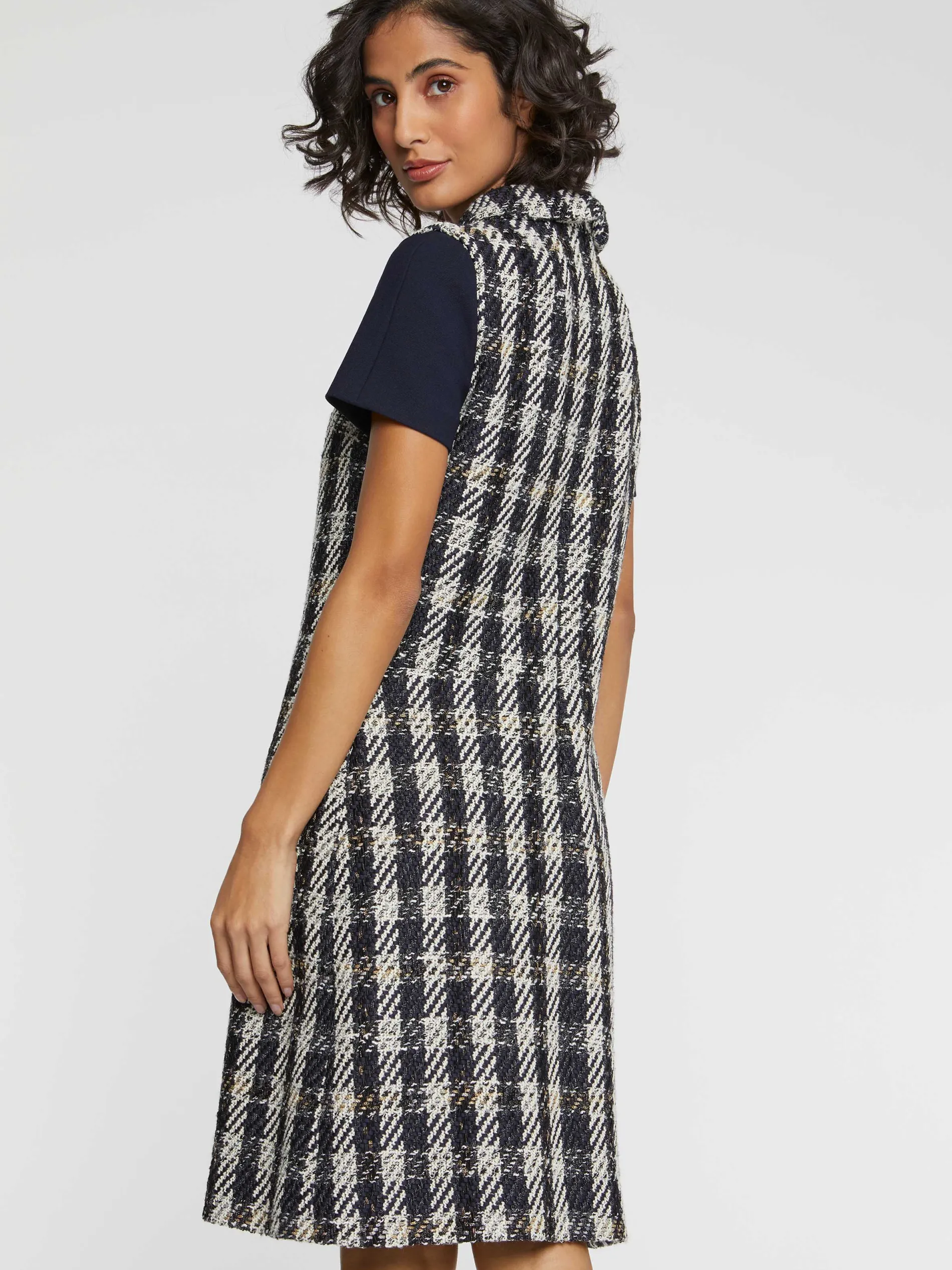 Paule Ka Robe Mi-Longue A Motif Pied-De-Coq<Femme Robes