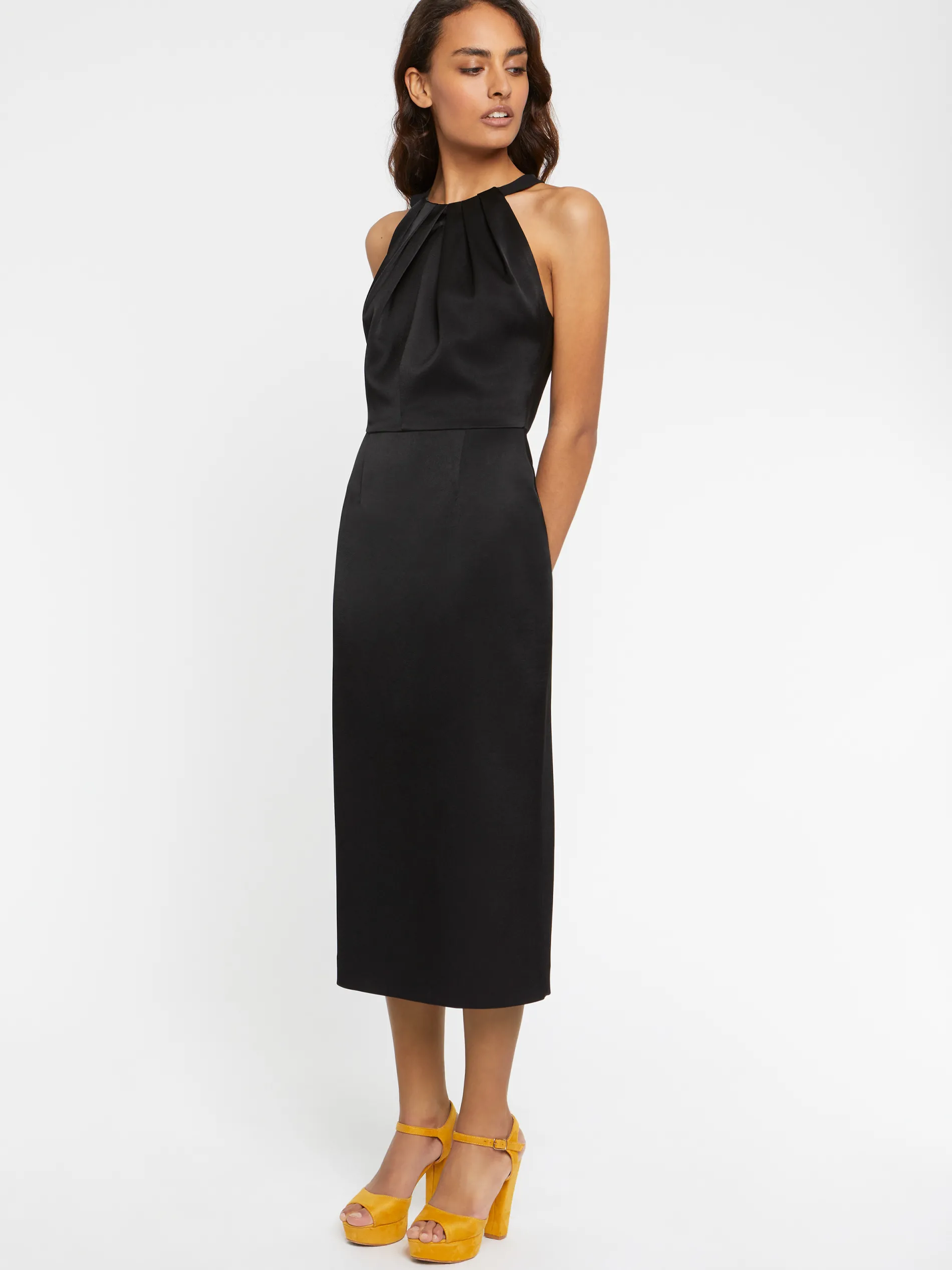 Paule Ka Robe Mi-Longue En Satin<Femme Robes