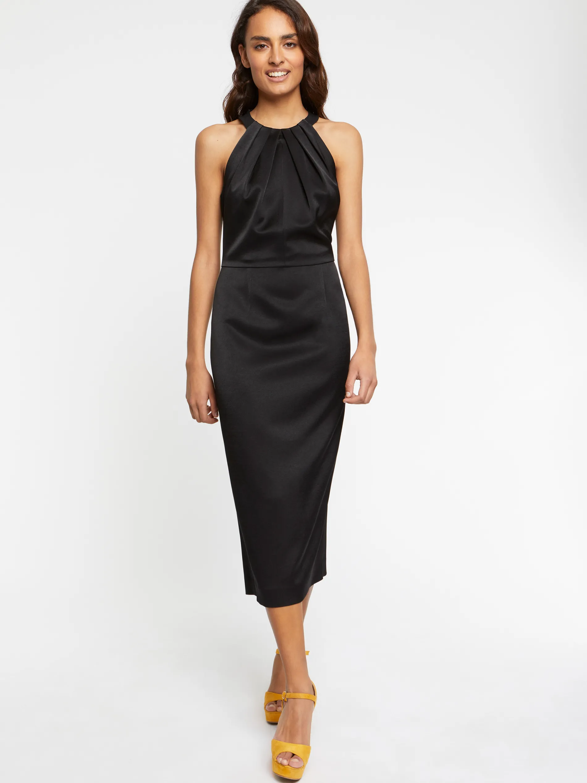 Paule Ka Robe Mi-Longue En Satin<Femme Robes